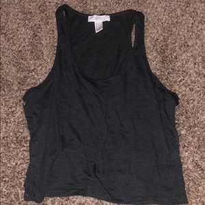 Grey Crop Top tank
